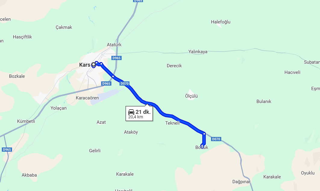 KARS MERKEZ BORLUK  KÖYÜNDE  4.900  M² TARLA SATILIKTIR - KARS MERKEZ fotoğraf 5